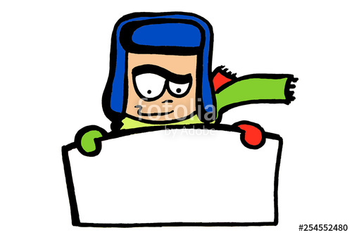 500x334 Drawing To Insert Labels The Boy In The Winter Hat Clothing