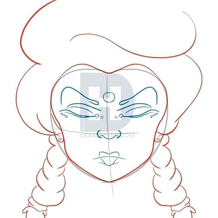 720x720 How To Draw A Geisha Running