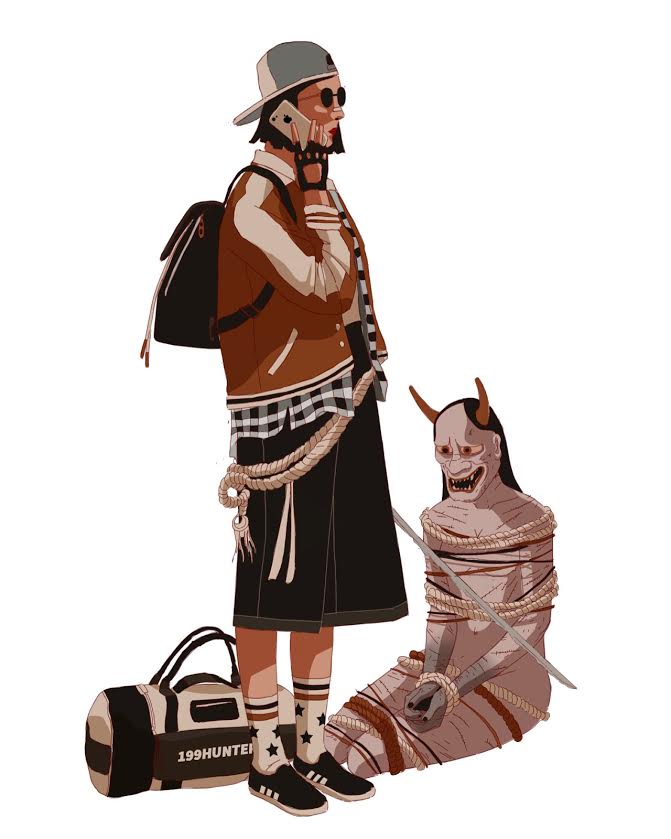 671x839 Streetwear Illustrations Dive Into A Dystopian World Of Demon