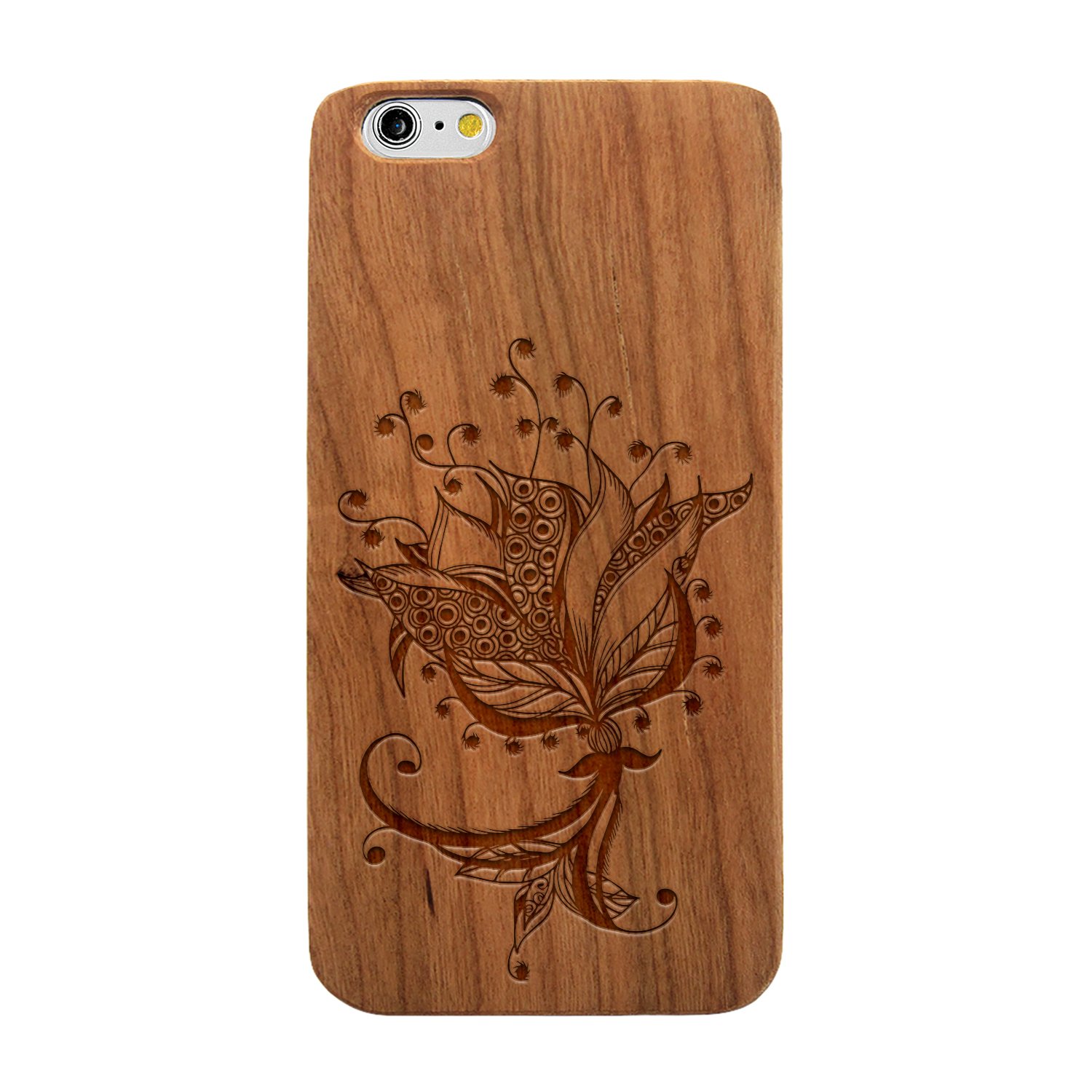 1500x1500 Laser Engraved Wood Case For Apple Iphone Samsung