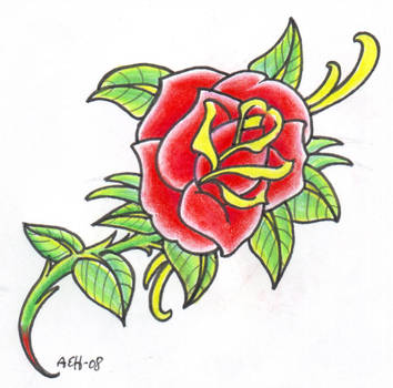 354x350 Traditionalrosetattoo Explore Traditionalrosetattoo