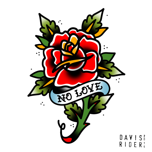 Traditional Rose Tattoo Drawing | Free download on ClipArtMag