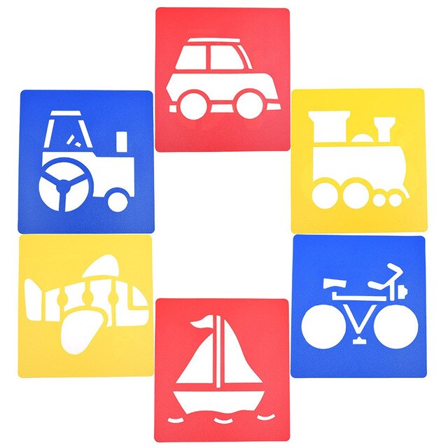 640x640 Xrhyy Set Of Assorted Color Traffic System Drawing Painting