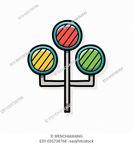 431x470 Traffic Light Sketch Icon Stock Photos And Images Age Fotostock