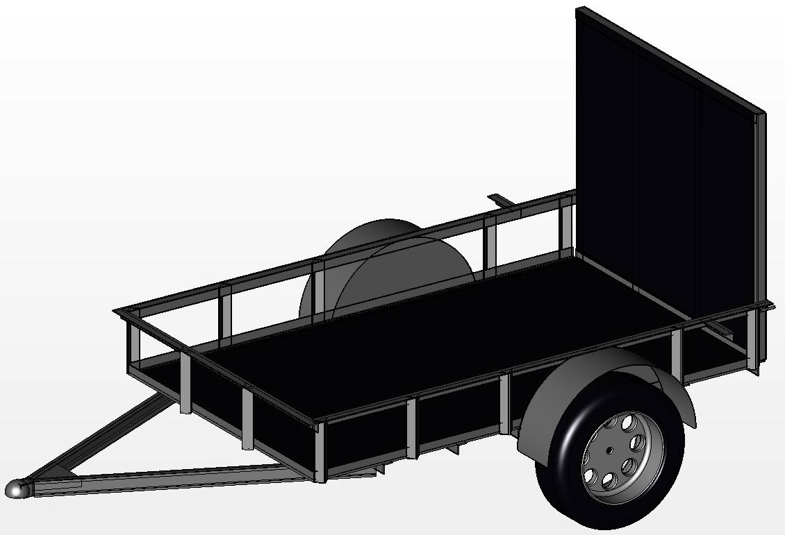 1130x771 Cad Drawing Trailer For Free Download