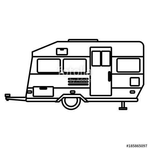 Trailer Drawing | Free download on ClipArtMag