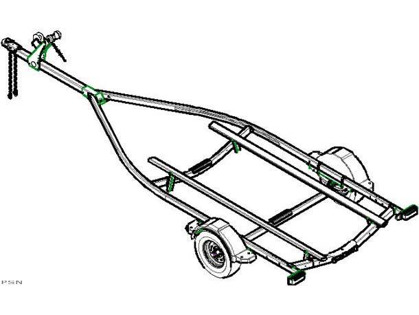 610x458 shoreland'r v frame bunk trailers columbus ohio