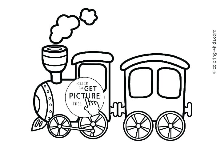 728x519 Train Coloring Pages For Kids Trend
