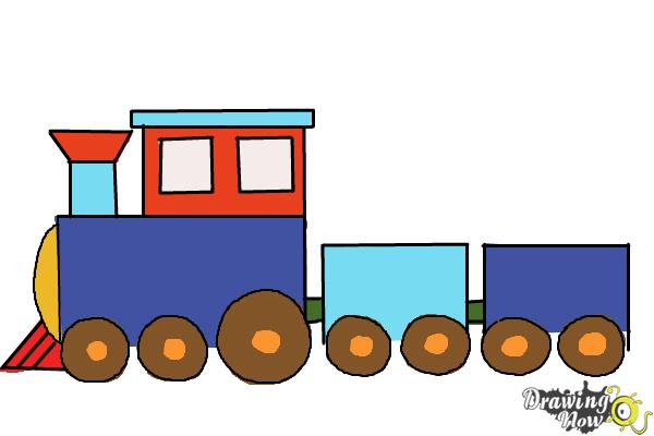 600x400 How To Draw A Simple Train