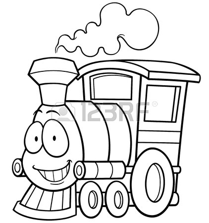 422x450 Huge Collection Of 'cartoon Train Drawing' Download More Than
