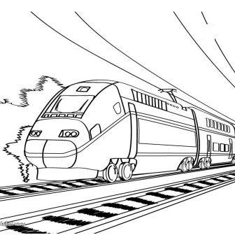 336x336 Indian Train Easy Drawing Track Cartoon Christmas Thomas The I