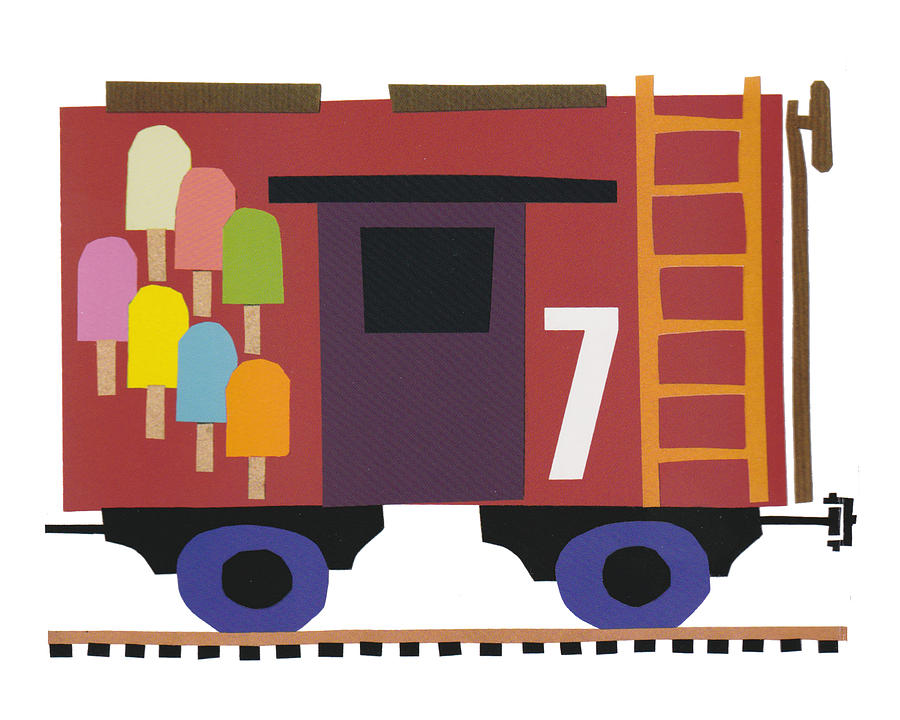 900x720 Refrigerator Train Car Drawing