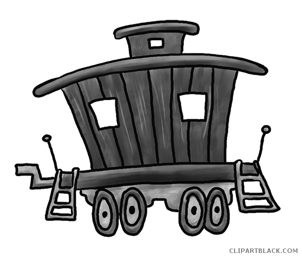 600x513 Train Caboose Clipart
