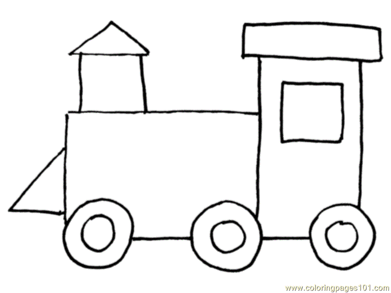 800x600 Train Car Coloring Pages To Print