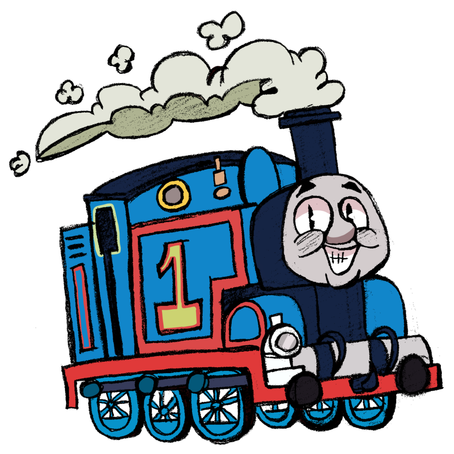894x894 Thomas Drawing Train Simple Transparent Png Clipart Free