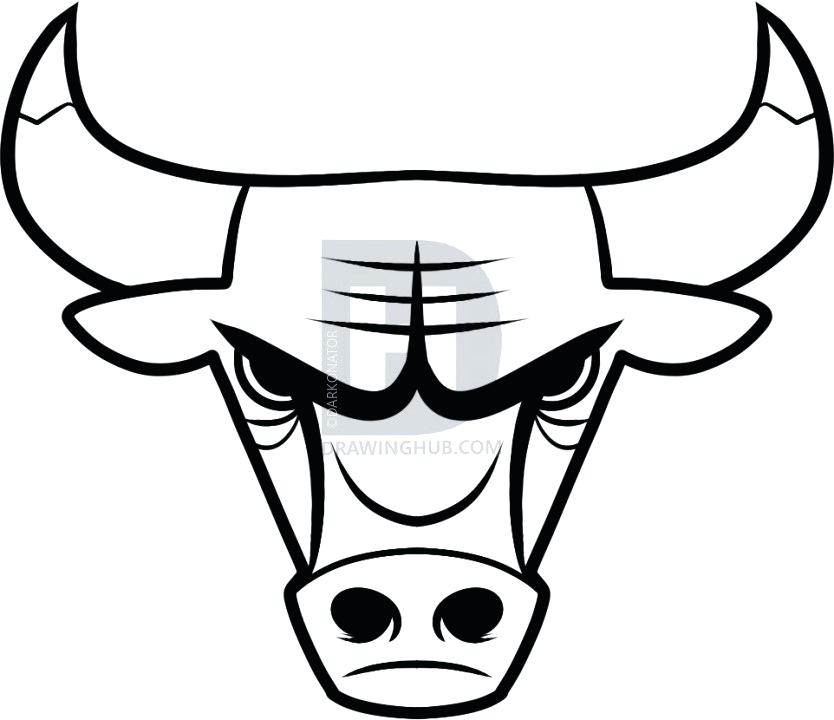 834x720 Drawing Of Bull Bull Cartoon Drawing Bullet Train