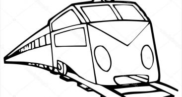 367x195 Cartoon Train Black And White Vector Archives