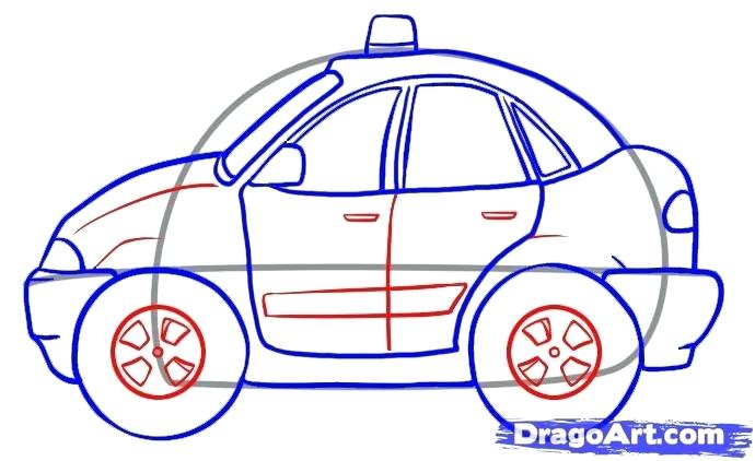 690x422 Draw Police Car How To Draw Police Monster Pages Drawing Printable