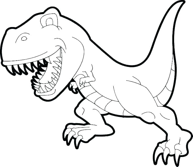 736x636 Simple Drawing Of A Dinosaur Dinosaur Nature Drawings Pictures