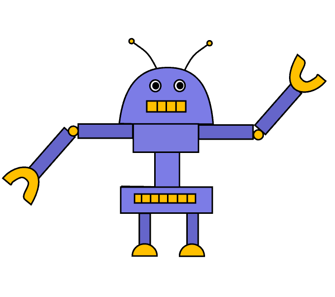 678x600 Collection Of Free Train Drawing Robot Download On Ui Ex