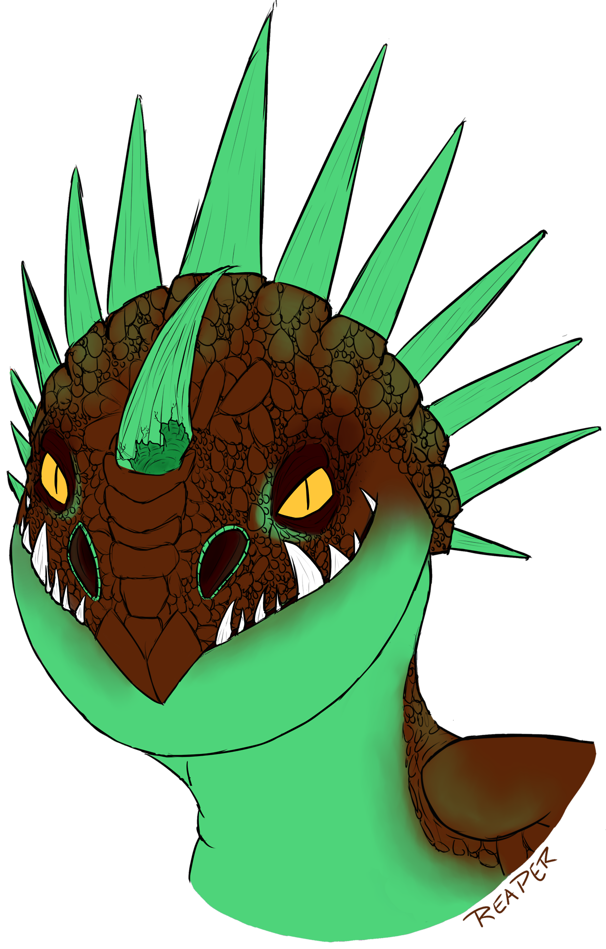 1226x1920 Archer's Ocs Reaper School Of Dragons How To Train Your