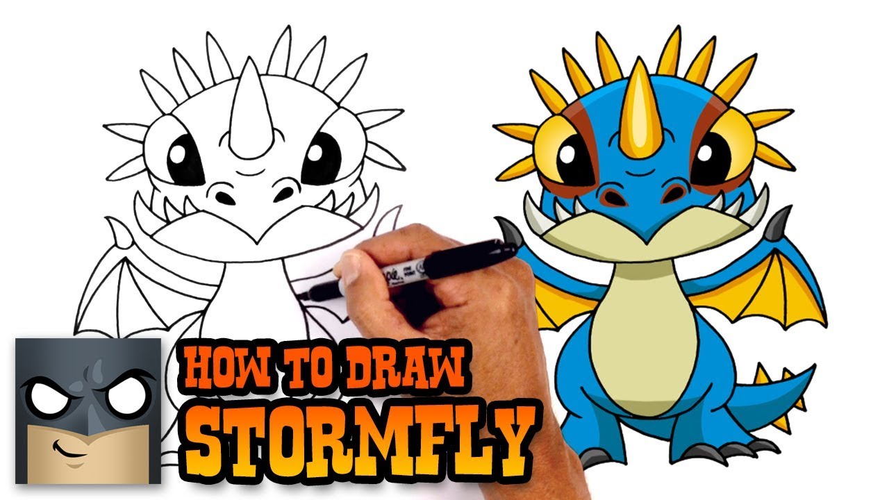 1280x720 How To Draw A Dragon Stormfly How To Train Your Dragon