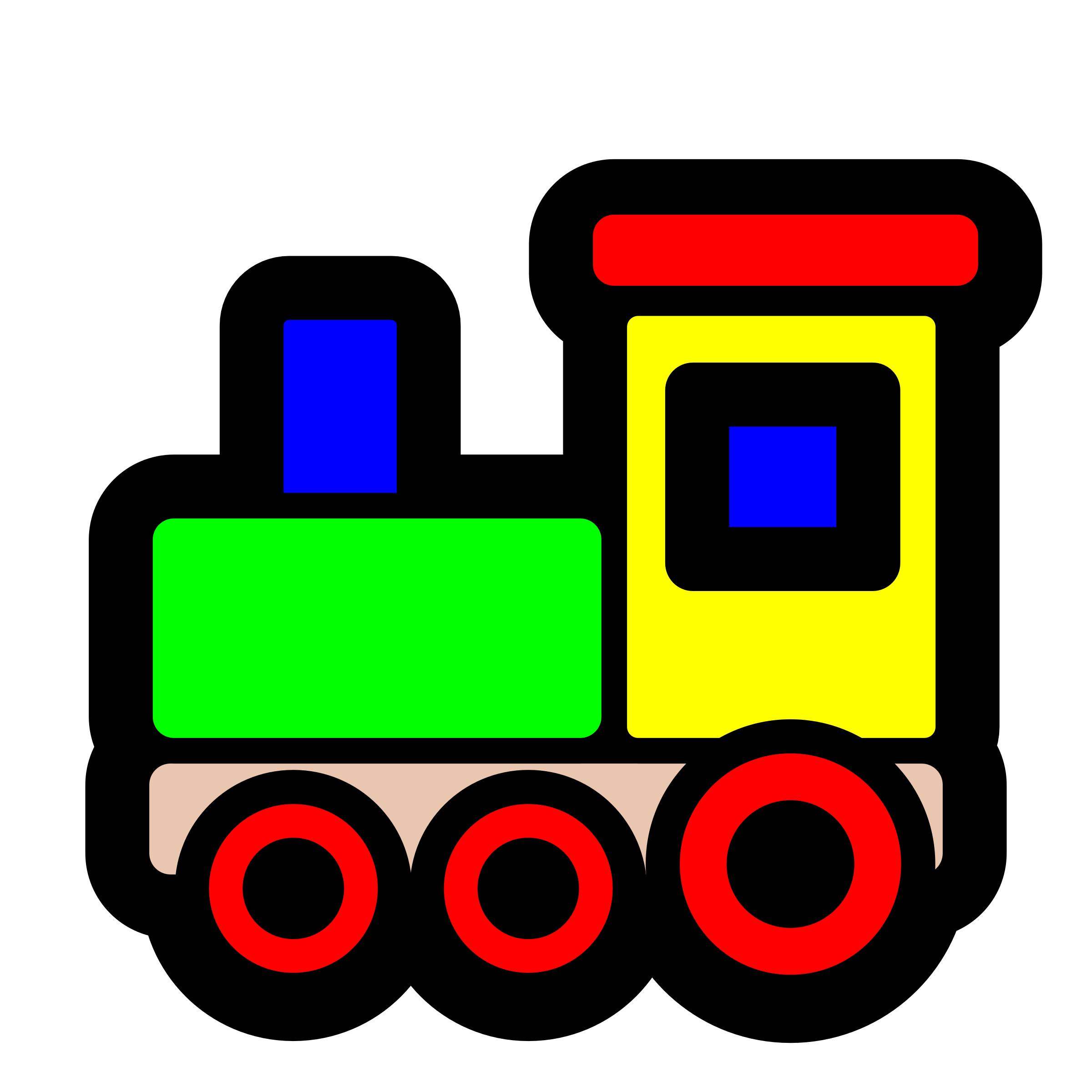 Train Engine Drawing