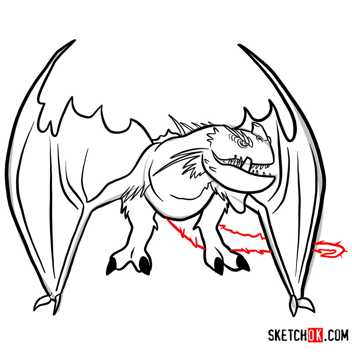 1200x1200 how to draw the snow wraith dragon how to train your dragon