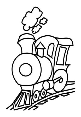 310x447 Train Station Coloring Book Drawing Rail Transport Png, Clipart