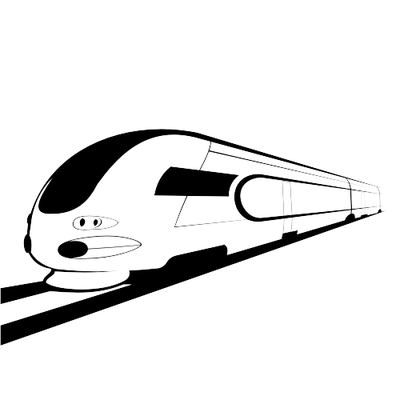400x400 Sketch Clipart Train