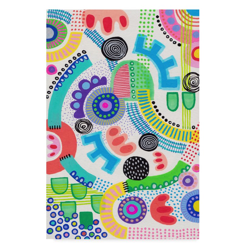 800x800 Trademark Art 'train Station Representation' Drawing Print