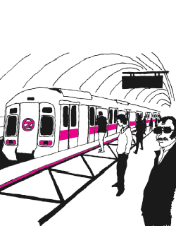 250x320 Delhi Metro Clipart