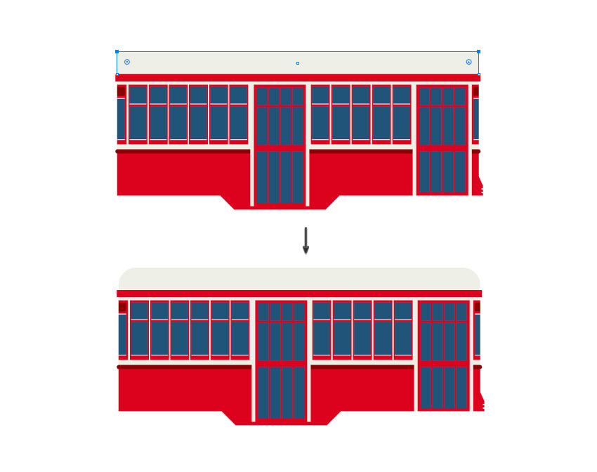 850x672 how to create a tram in adobe illustrator