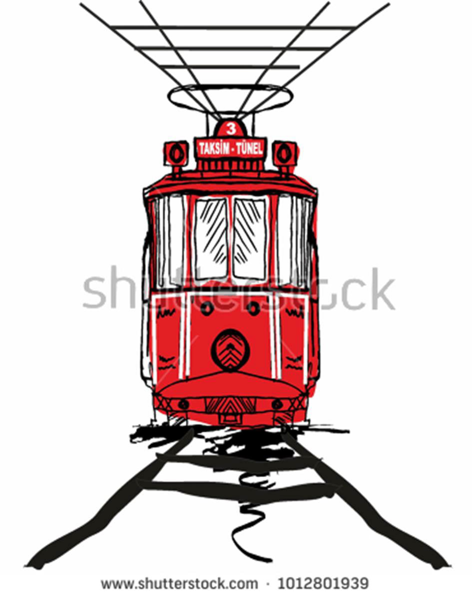 945x1200 Stock Vector Stanbul Tram Graphic Design Vector On Behance