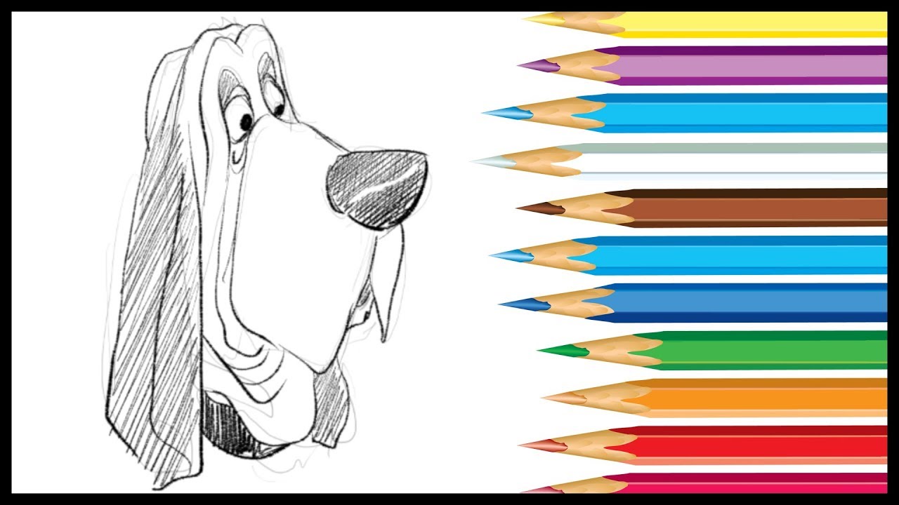 1280x720 How To Draw Trusty From The Lady And The Tramp