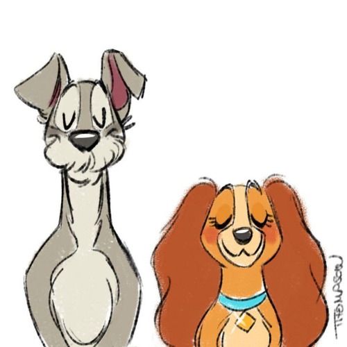 500x500 Lady And The Tramp Doodle Disney Disney, Disney