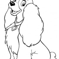 200x200 Lady And The Tramp Coloring