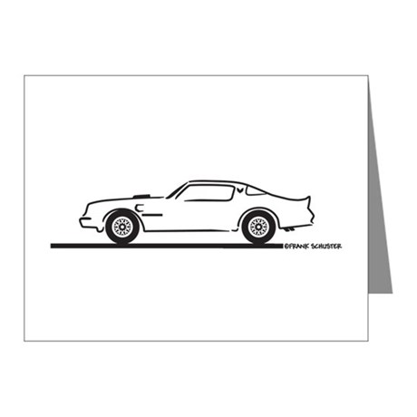460x460 Pontiac Trans Am Note Cards