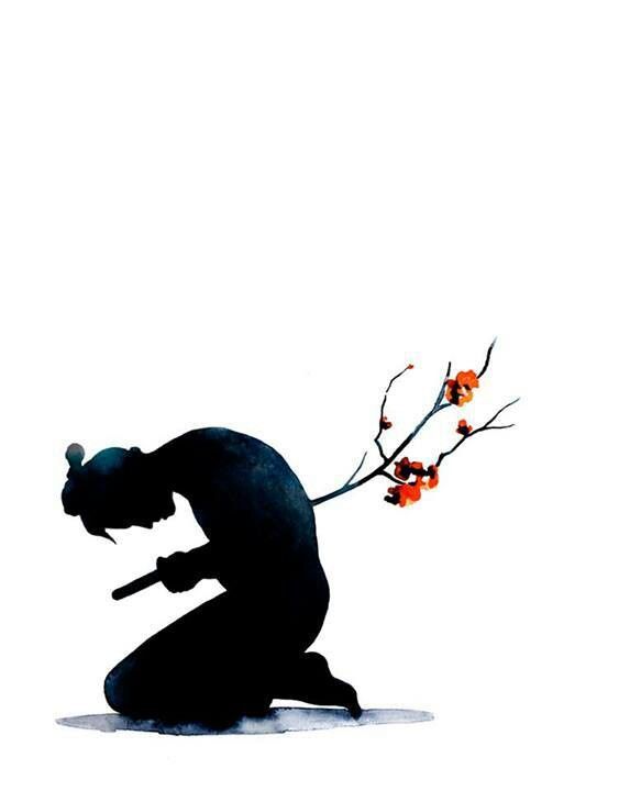 563x720 transmutation transformation body art samurai art, art, samurai