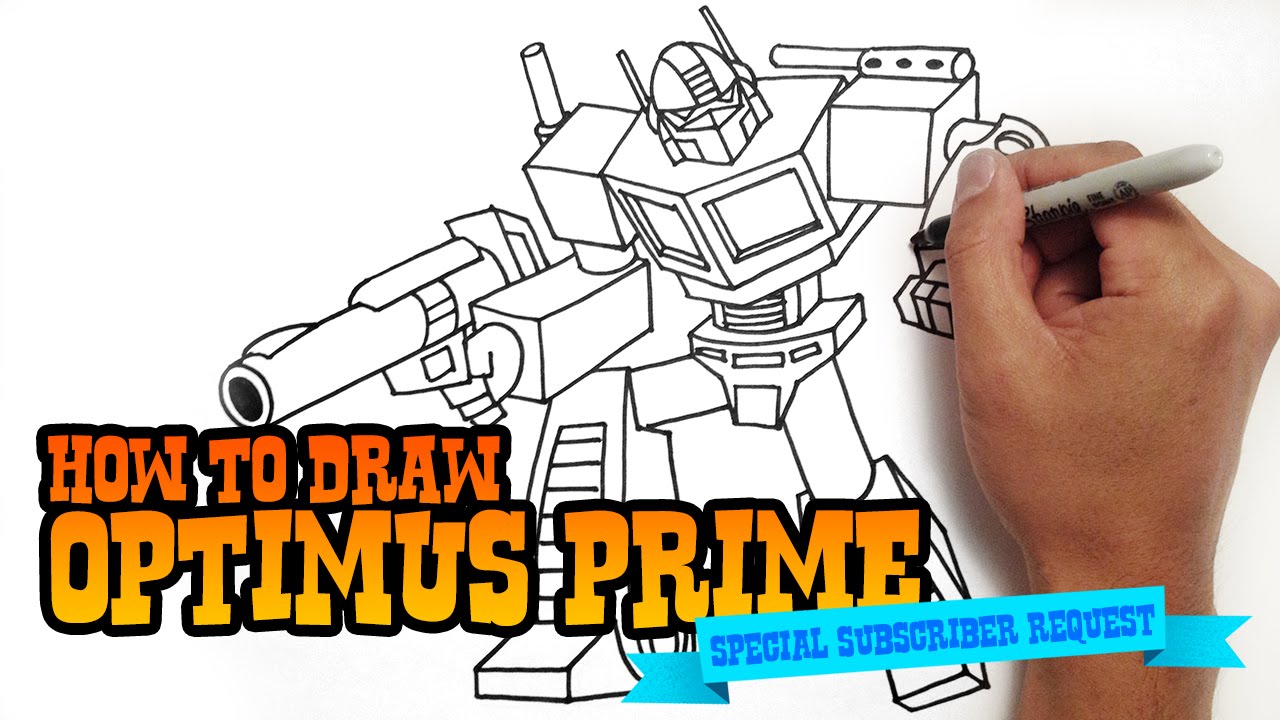 1280x720 How To Draw Optimus Prime Transformers