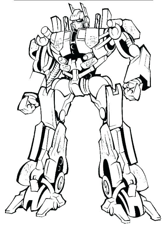 550x770 Transformers Animated Coloring Pages Free