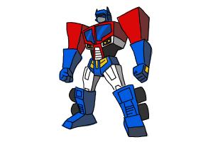 300x200 How To Draw Transformers Step