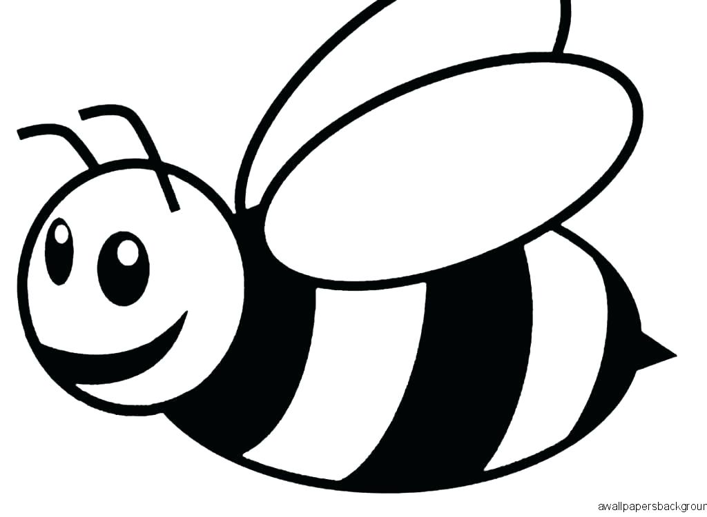 1024x750 Drawing Of Bumblebee