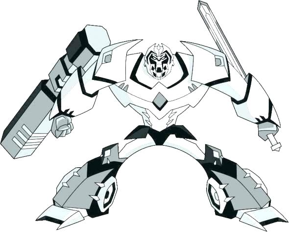 590x473 Optimus Prime Megatron Coloring Pages Transformers Vs