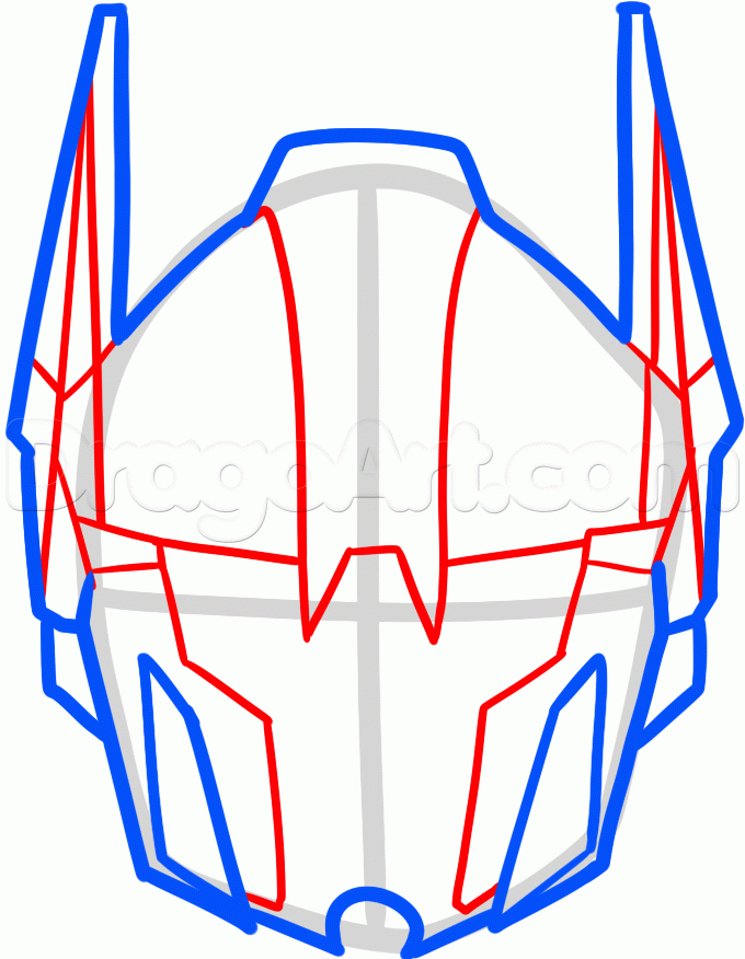 680x876 How To Draw Optimus Prime Easy, Step