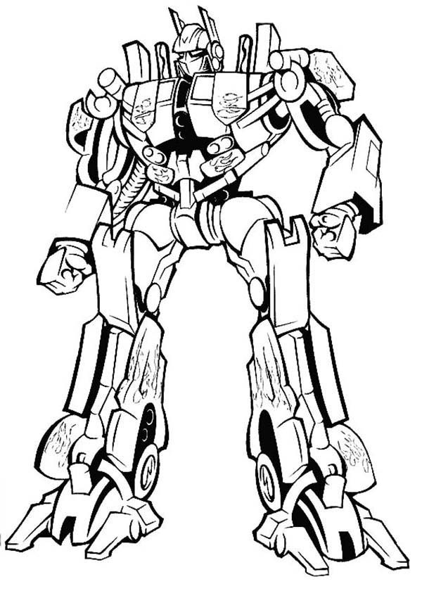 600x840 Transformer Coloring Pages
