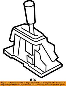 229x300 ford oem console transmission gear shift shifter assy