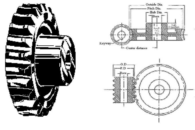 680x453 high strength transmission spare parts long life construction gear