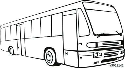 500x272 bus drawing bus transport service public outline bus drawing game