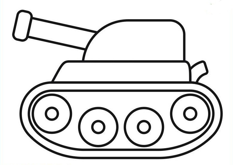 776x550 Phased Drawing Instructions Tank How To Draw A Tank In Stages